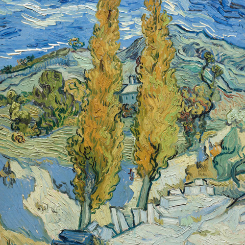 Vincent van Gogh, The Poplars at Saint-Rémy, 1889
