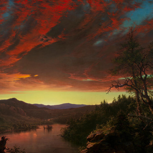 Frederic Edwin Church, Twilight in the Wilderness, 1860