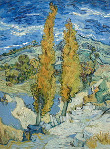 Vincent van Gogh - The Poplars at Saint-Rémy, 1889