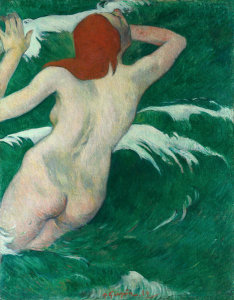 Paul Gauguin - In the Waves, 1889