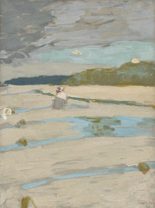 Edouard Vuillard - The Beach at Saint-Jacut, 1909