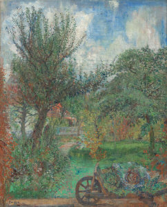 James Ensor - The Garden of the Rousseau Family, 1885
