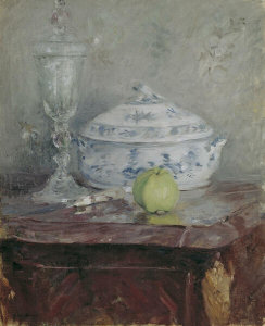 Berthe Morisot - Soup Tureen and Apple (Soupière et pomme), 1877