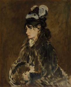 Édouard Manet - Berthe Morisot with a Muff, c. 1871–72