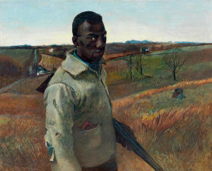 Andrew Wyeth - Black Hunter, 1938