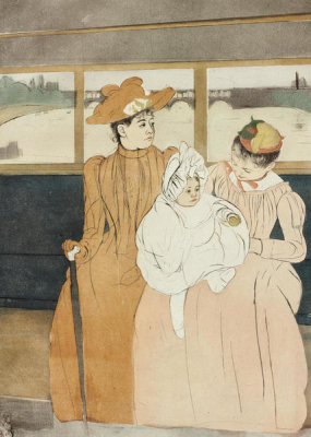 Mary Cassatt - In the Omnibus, 1890-1891
