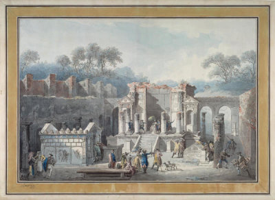 Francesco Piranesi - The Temple of Isis at Pompeii, 1788