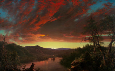 Frederic Edwin Church - Twilight in the Wilderness, 1860