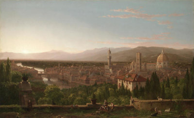 Thomas Cole - View of Florence, 1837
