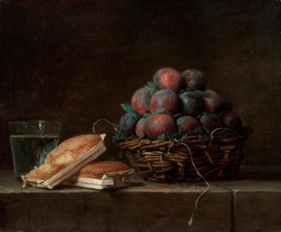 Anne Vallayer-Coster  - Basket of Plums, 1769