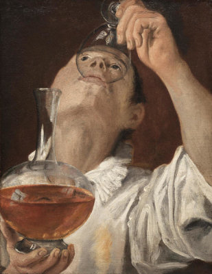 Annibale Carracci - Boy Drinking, 1582-1583