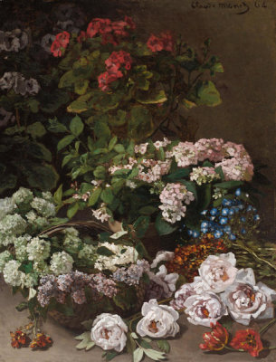 Claude Monet - Spring Flowers, 1864
