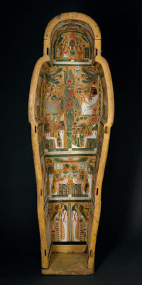 Egypt, Thebes, Third Intermediate Period - Coffin of Bakenmut - Interior, c. 1000-900 BC