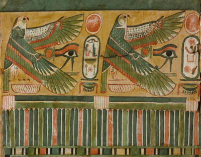 Egypt, Thebes, Third Intermediate Period - Coffin of Bakenmut (interior side detail), c. 1000-900 BC