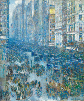 Childe Hassam - Fifth Avenue, 1919