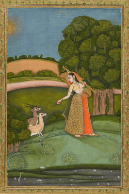 Bengali, 18th century - Todi Ragini, from a Ragamala Series, c. 1755