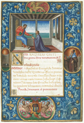 Benedetto Bordon - Saint Mark Giving the Keys of Venice to Francesco de Priuli, c. 1523