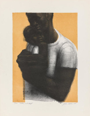John Wilson - Father and Child, 1970