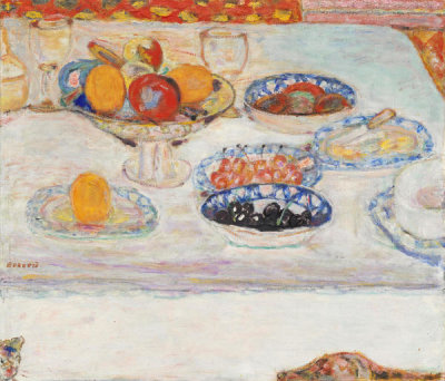 Pierre Bonnard - Fruit and Fruit Dishes, c. 1930