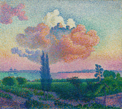 Henri-Edmond Cross - The Pink Cloud, c. 1896