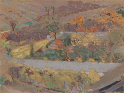 Édouard Vuillard - Orchard: Landscape at l’Etang-la-Ville, 1897
