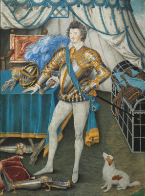 Nicholas Hilliard - Portrait of Sir Anthony Mildmay, Knight of Apethorpe, Northants, c. 1590–93