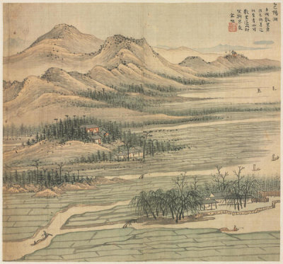 Song Xu - Huzhou: Baoyang Lake, c. 1588