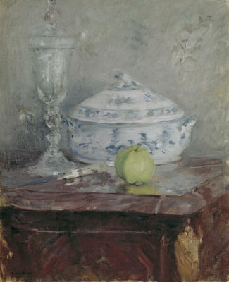 Berthe Morisot - Soup Tureen and Apple (Soupière et pomme), 1877