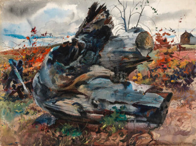 Andrew Wyeth - Tree Stumps, 1937